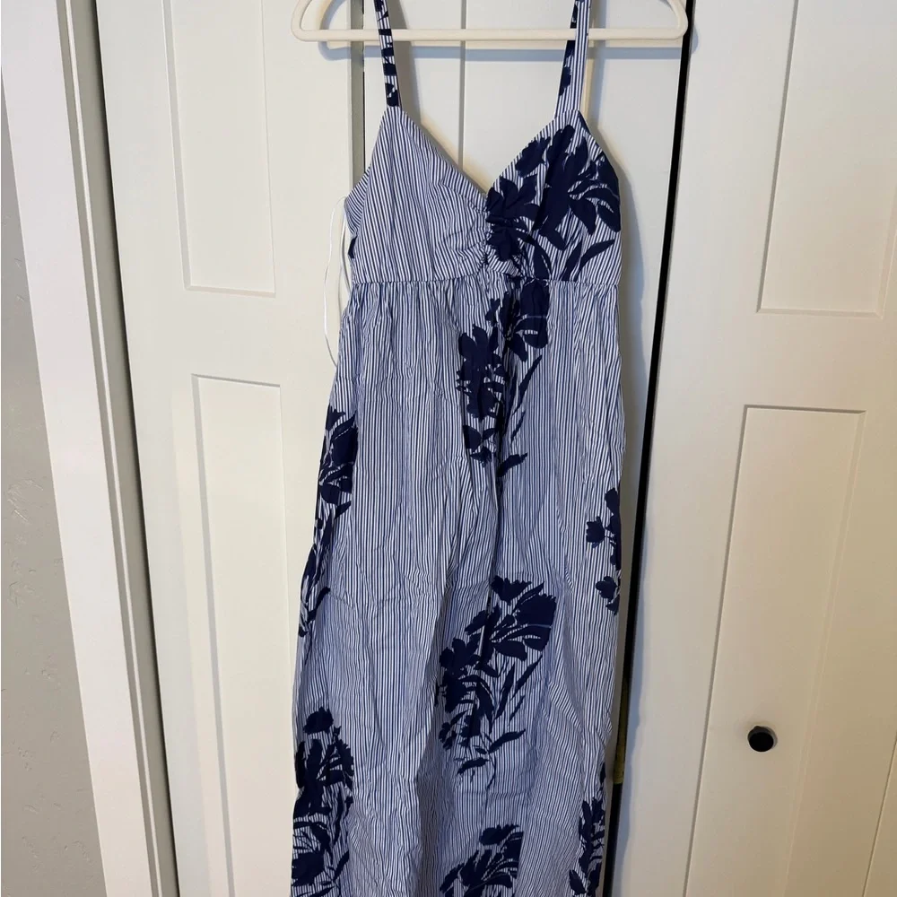 Abercrombie & Fitch Navy Floral Maxi Dress - Picture 12 of 13